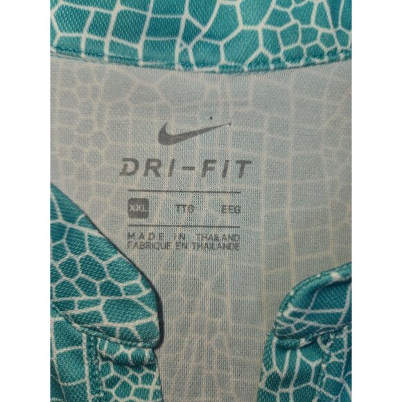 Nike Dri-Fit Womens Teal Sleeveless Top XXL - Picture 4 of 7